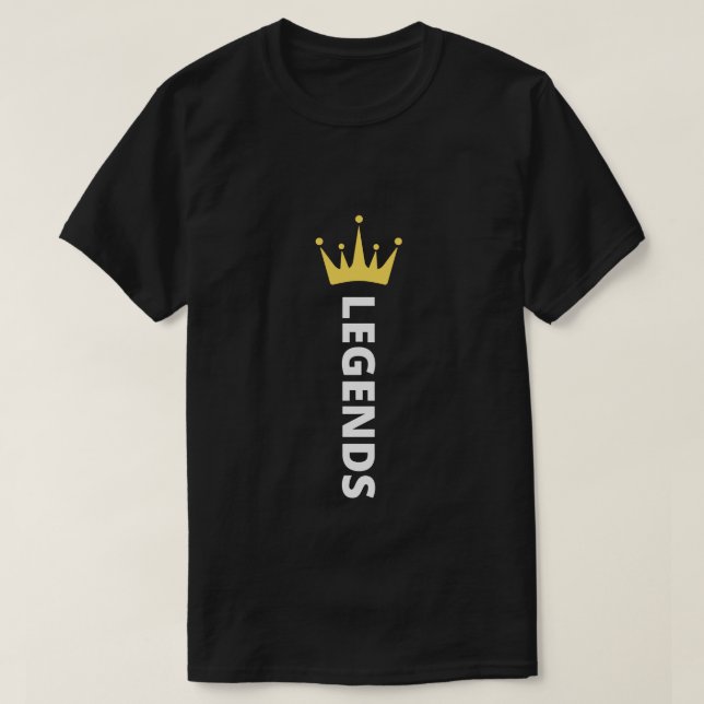 T-shirt légendes | nom de légende avec conception de couro (Design devant)