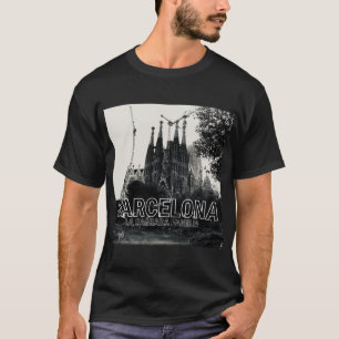 T-shirt L'église de la sagrada familia à Barcelone