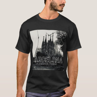 T-shirt L'église de la sagrada familia à Barcelone