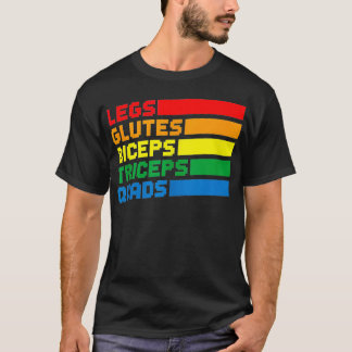 T-shirt Legs Glutes Biceps Triceps Quads LGBTQ