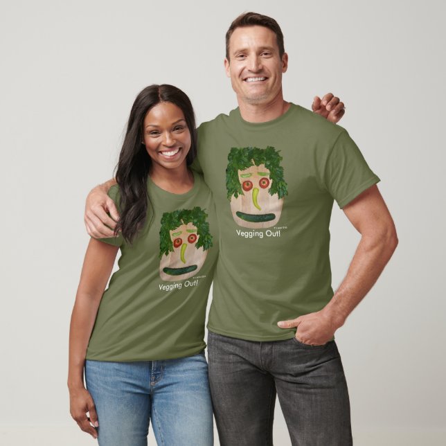 T-shirt Légumes à visages uniques Unisex (Unisexe)