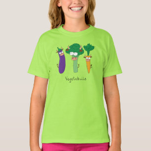 T-shirt Légumes Bulls Joli Cartoon pour enfants