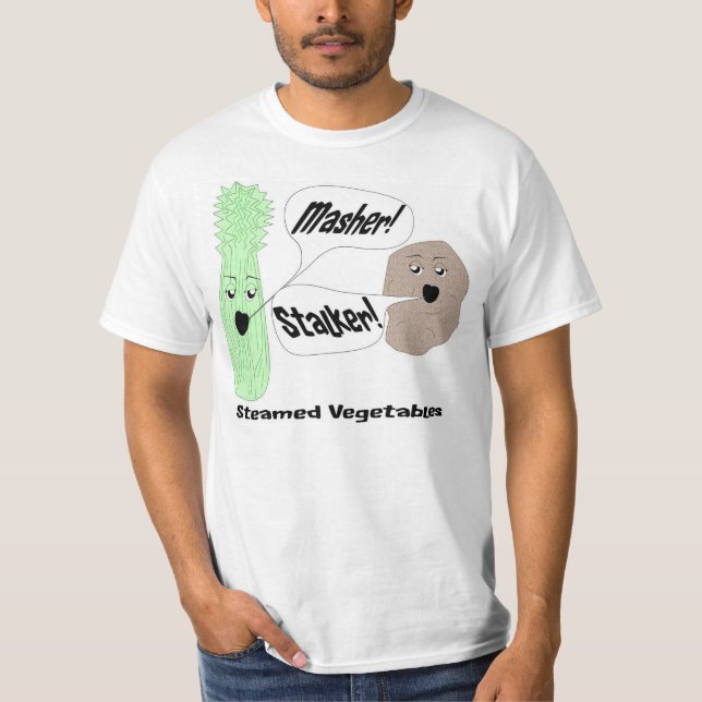 T-shirt Légumes cuits à la vapeur (Devant)