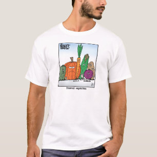 T-shirt Légumes cuits à la vapeur par classique de bandes