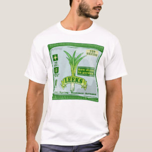 T-shirt Légumes de culture des graines de poireau