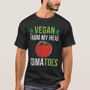 T-shirt Légumes de ma tête, tomates amusantes, tourte v