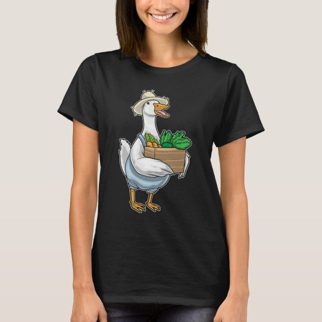 T-shirt Légumes d'éleveur de canards (Devant)