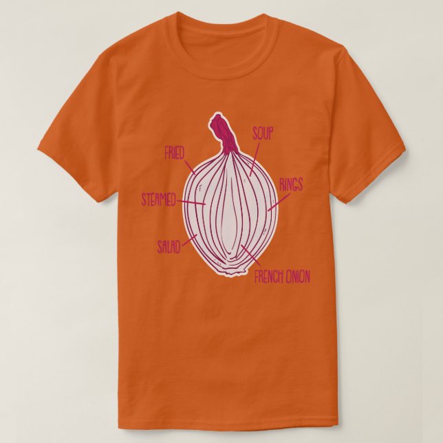 T-shirt Légumes d'oignon (Design devant)