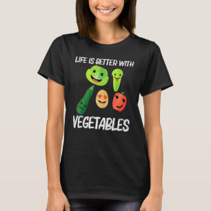 T-shirt Légumes Drôle Pour Hommes Femmes Fruit Légume Gard