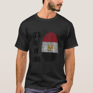 T-shirt L'Égypte est dans mon ADN Empreinte égyptienne pou