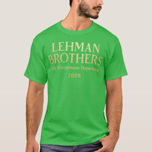 T-shirt Lehman Brothers Risk Management Department 008