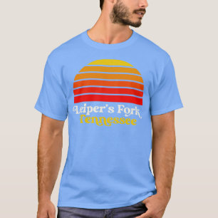 T-shirt Leipers Fork Tennessee Retro Sunset Nashville