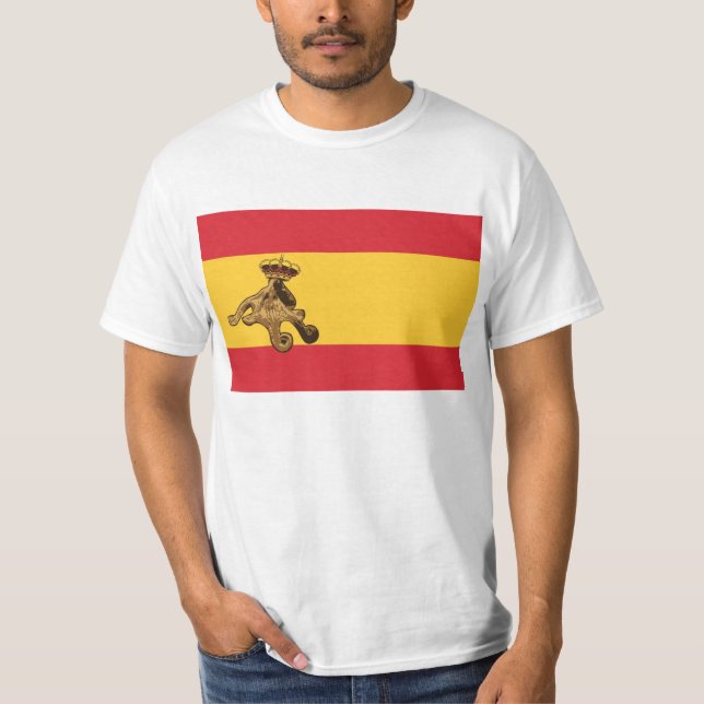 T-shirt L'EL Pulpo Paul envahissent le bandera de España (Devant)