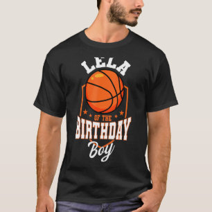 T-shirt Lela Of The Birthday Boy Basketball Thème Annivers