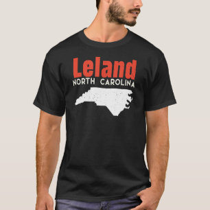 T-shirt Leland North Carolina USA State America Travel