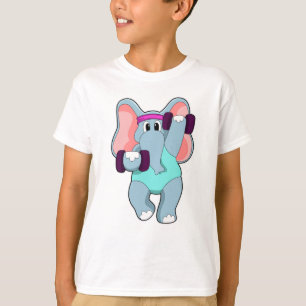 T-shirt L'éléphant à l'état de force avec les cloches