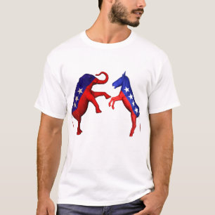 T-shirt L'éléphant contre l'âne