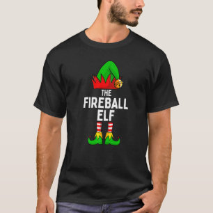 T-shirt L'Elf de la Boule de Feu  Noël Famille Équipée Pre