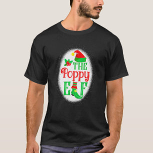 T-shirt L'elfe coquelicot correspondant à l'elfe de Noël d