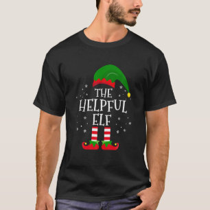 T-shirt L'Elfe utile jumeler la famille Noël Party Pa