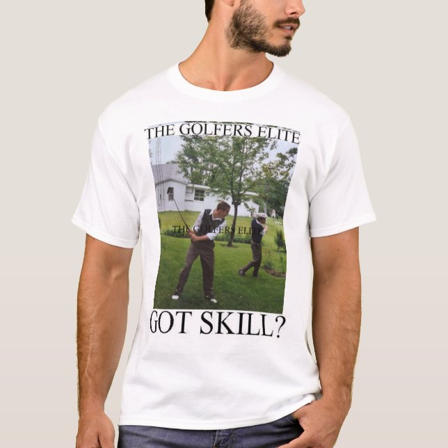 T-shirt L'élite de golfeurs (Devant)