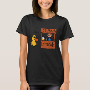 T-shirt Lémérite Fraîche De Glace A Des Raisins Canard