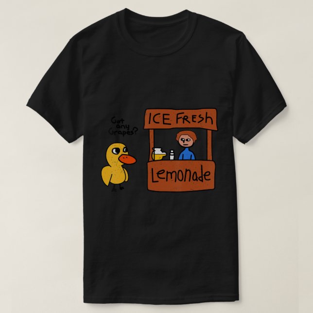 T-shirt Lémérite Frais De Glace A N'Importe Quel Raisin Ca (Design devant)
