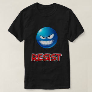 T-shirt l'emoji bleu, résistent