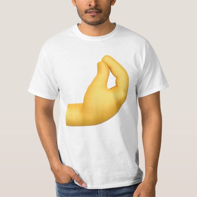 T-shirt " l'Emoji Gesture Italienne" (Devant)