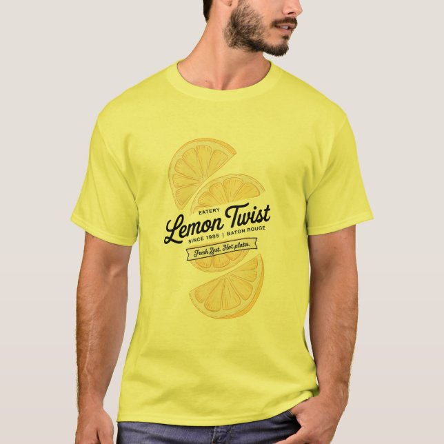 T-shirt Lemon Twist Eatery (Devant)