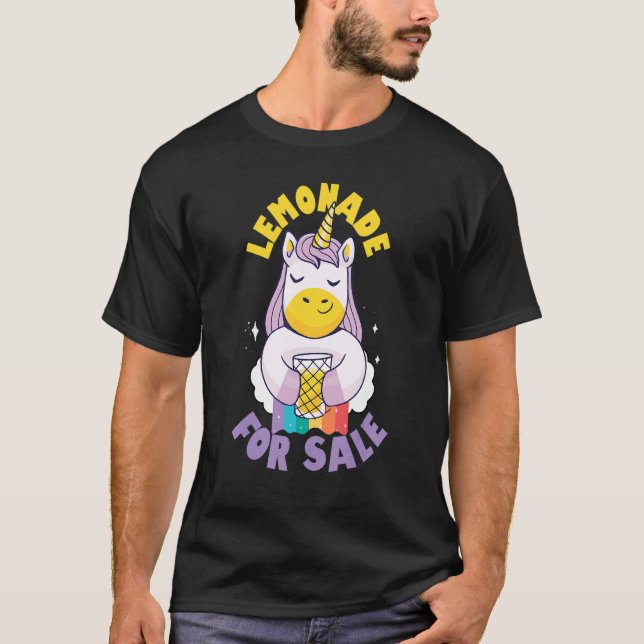 T-shirt Lemonade À Vendre Stand Pour Entrepreneur Enfants  (Devant)