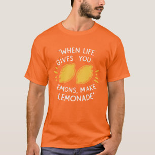 T-shirt Lemonade Optimisme, citrons été