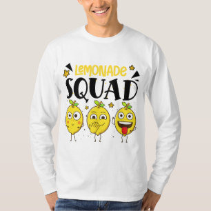 T-shirt Lemonade Squad Été Drôle Amateurs de Fruits de cit