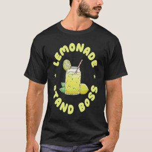 T-shirt Lemonade Stand Boss Enfants Garçons Filles Jus de