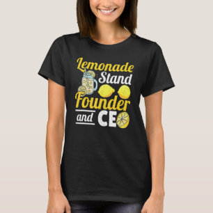 T-shirt Lemonade Stand Fondateur Et Pdg Pour Citron Juice