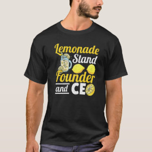 T-shirt Lemonade Stand Fondateur Et Pdg Pour Citron Juice 