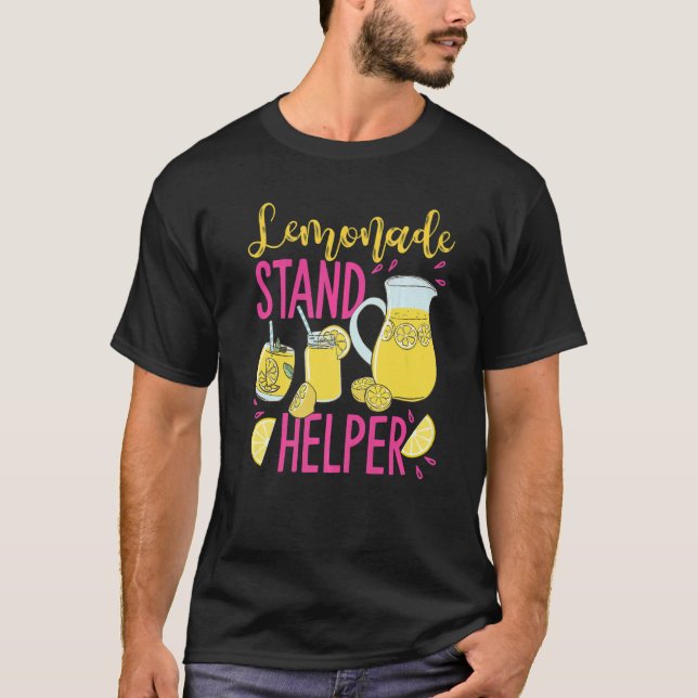 T-shirt Lemonade Stand Helper For Crew  (Devant)