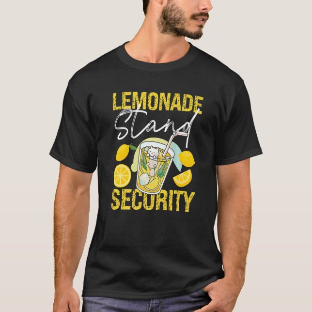 T-shirt Lemonade Stand Security  (Devant)