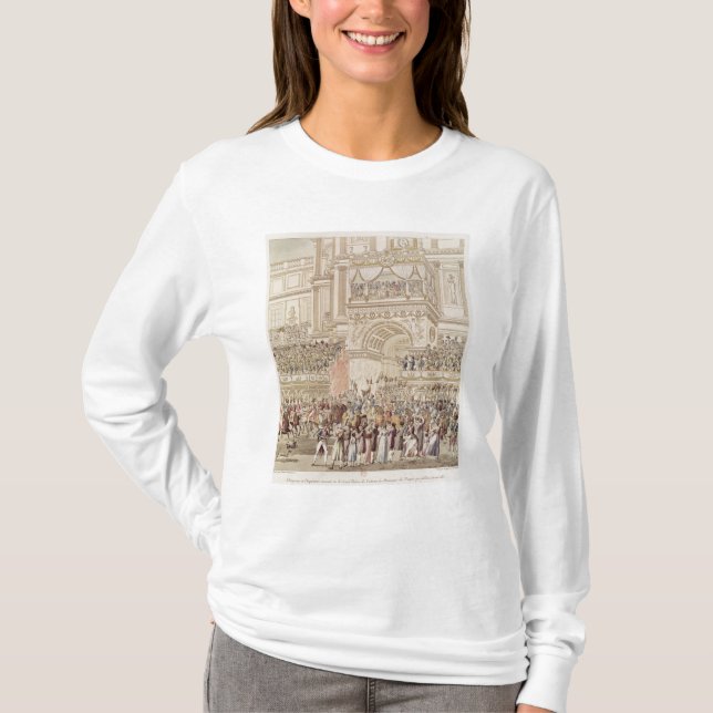 T-shirt L'empereur et l'impératrice recevant l'hommage (Devant)