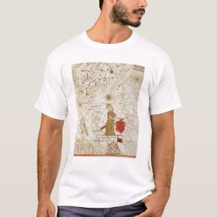 T-shirt L'empire turc, d'un atlas nautique, 1646