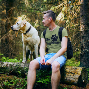 T-shirt L'Empreinte de patte animal de compagnie Dogfather