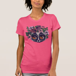 T-shirt Lémur floral doux