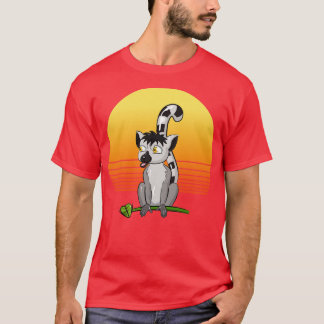 T-shirt Lemur Retro