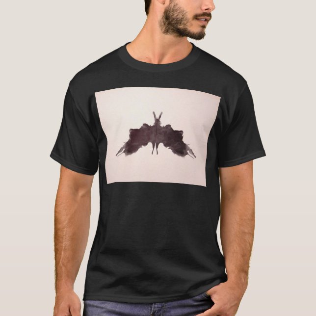T-shirt L'encre d'essai de Rorschach éponge la mite de (Devant)