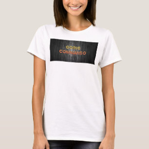 T-shirt L'énergie brute de SlipperyJoe's allant commando d