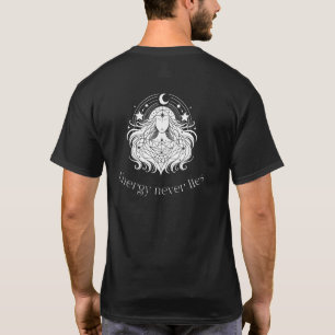 T-shirt L'énergie ne ment jamais – Conception de citation 