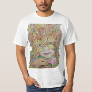 T-shirt L'enfant vert peut vous sentir la magie