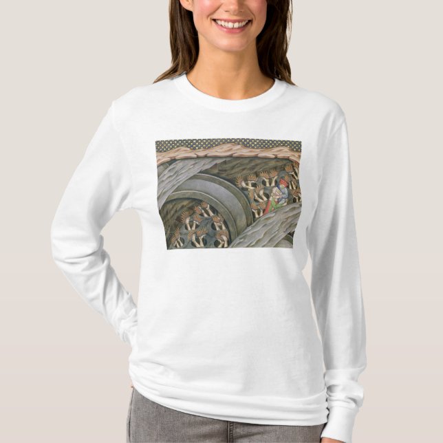 T-shirt L'enfer de Dante avec un commentaire (Devant)