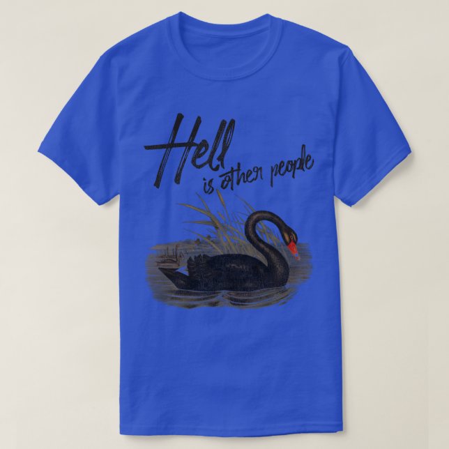 T-shirt L'enfer est d'autres personnes 1 (Design devant)