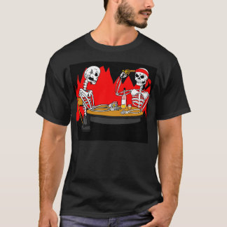 T-shirt L'enfer est pour des squelettes